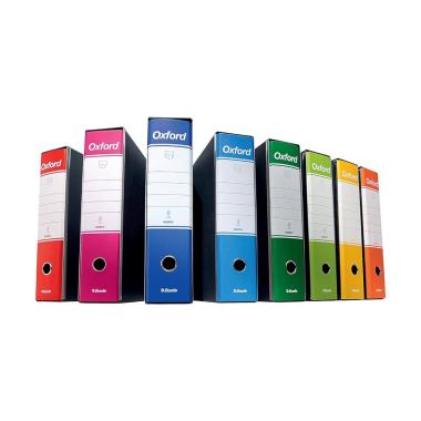 Registratori con custodia esselte oxford - f.to protocollo 29,5 x 35 cm - dorso 8 cm