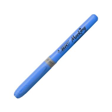 Bic highlighter grip - evidenziatore con inchiostro fluorescente a base d'acqua - punta a scalpello da 1,6 mm per sottolineare e da 3,3 mm per una sottolineatura piÙ ampia