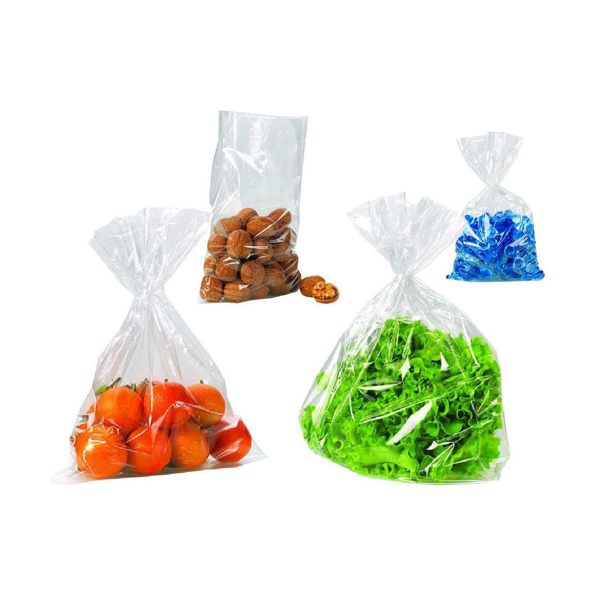 B-pack - buste polietilene idonee per alimenti, riciclabili e multiuso -  formato 15 x 20 cm - confezione da 100 pz con zip richiudibile