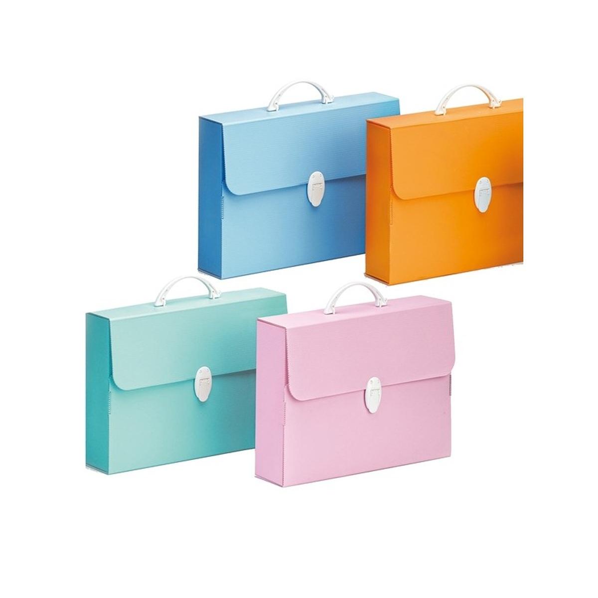 B-case - valigetta in polipropilene every line pastel - 37,5 x 27 x 8 cm