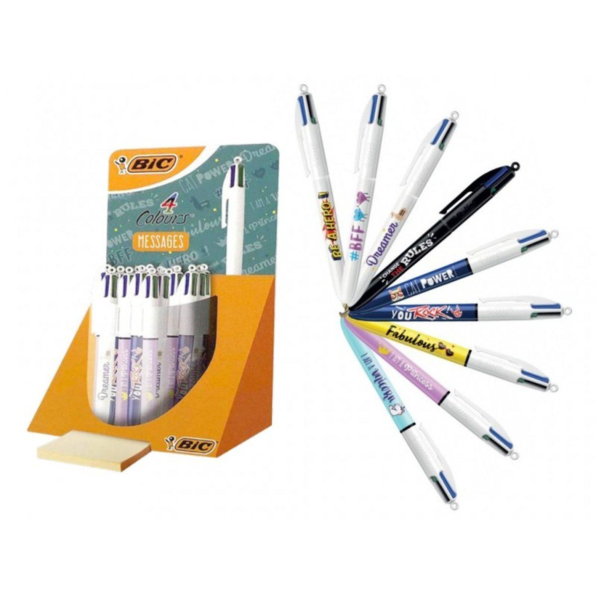 Bic 4 colours messagge - penna a sfera