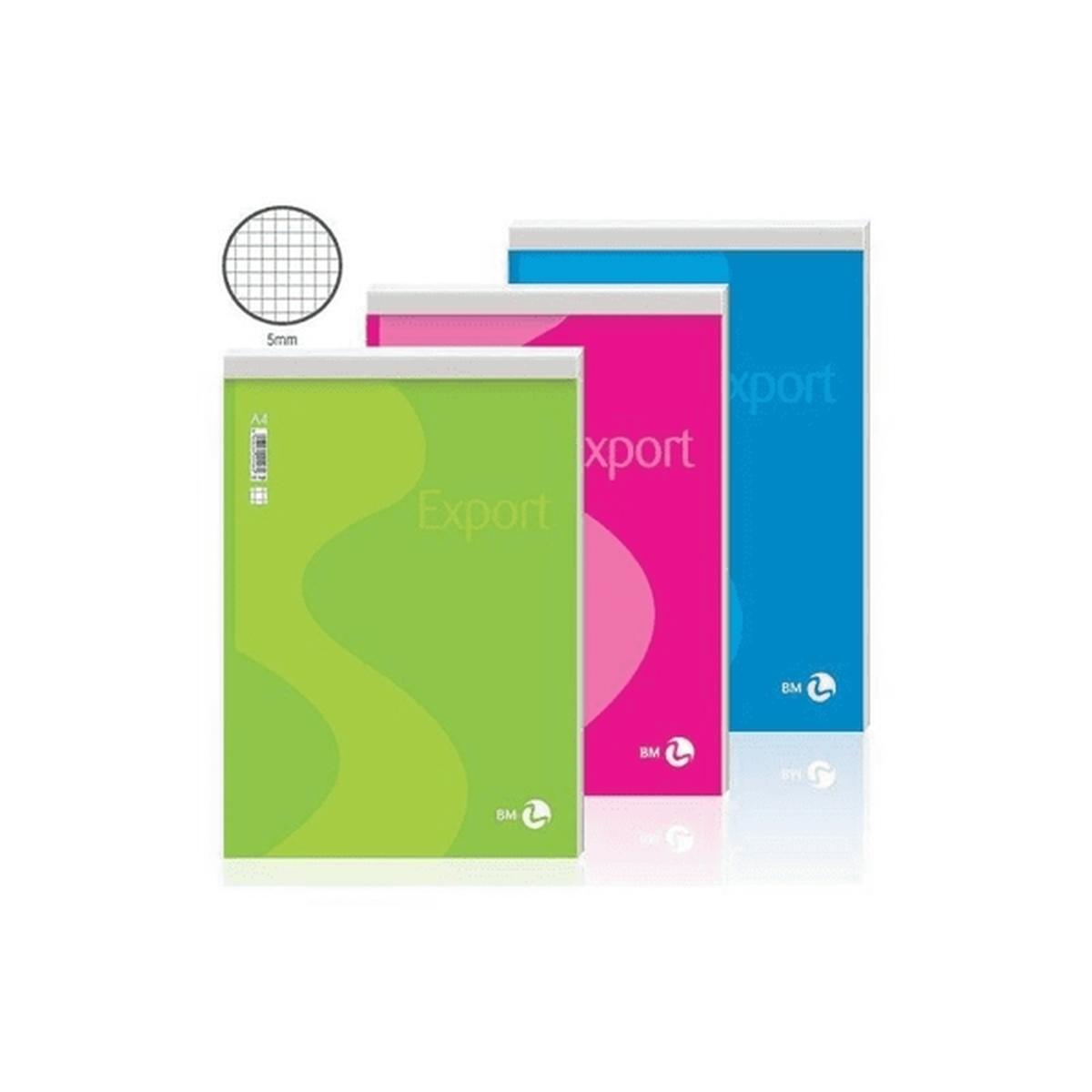 Bm - blocco note export p.m. - 5m - a5 - 60 fg - 50 gr