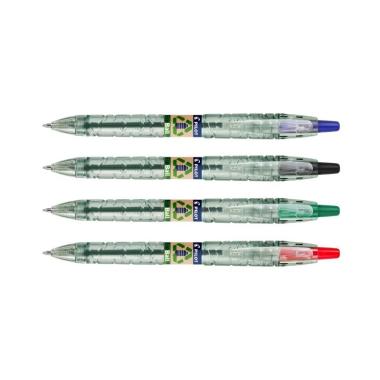 Pilot - penna a sfera retrattile, realizzata in plastica riciclata, begreen - punta media da 1,0 mm - tratto 0,27 mm