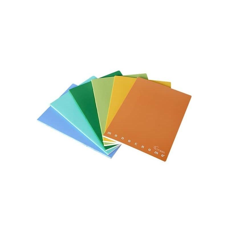 Pigna - maxi quadrno 42ff/sh 80gr. monocromo green