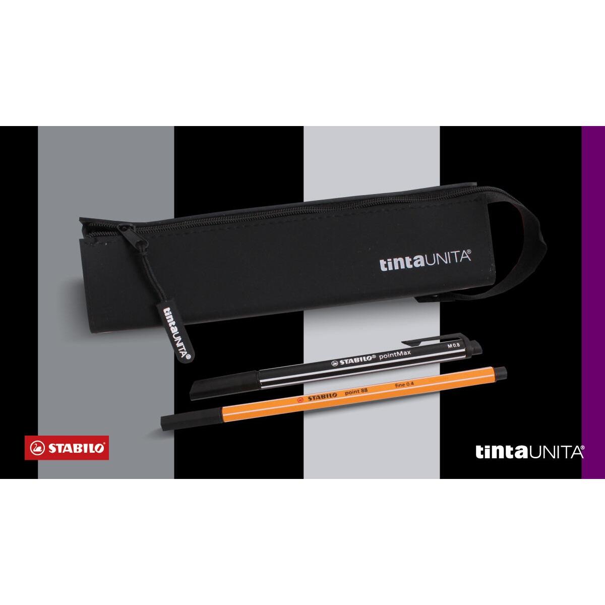 Bustina in silicone squadrata  tinta unita con kit stabilo (1 point88 + 1 pointmax)