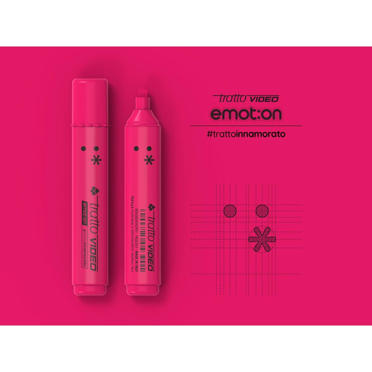 Tratto video evidenziatore emotion - edizione speciale - punta scalpello