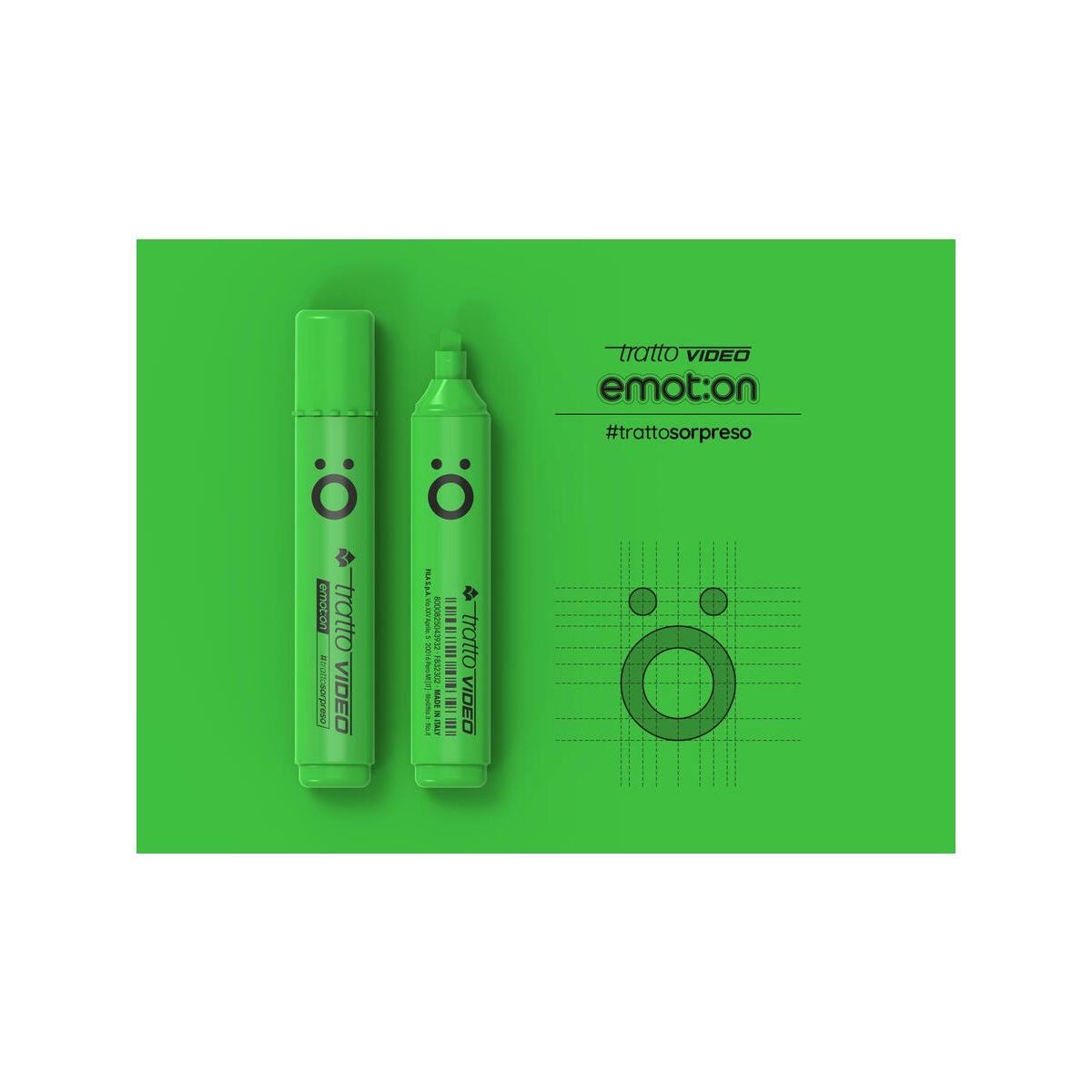 Tratto video evidenziatore emotion - edizione speciale - punta scalpello