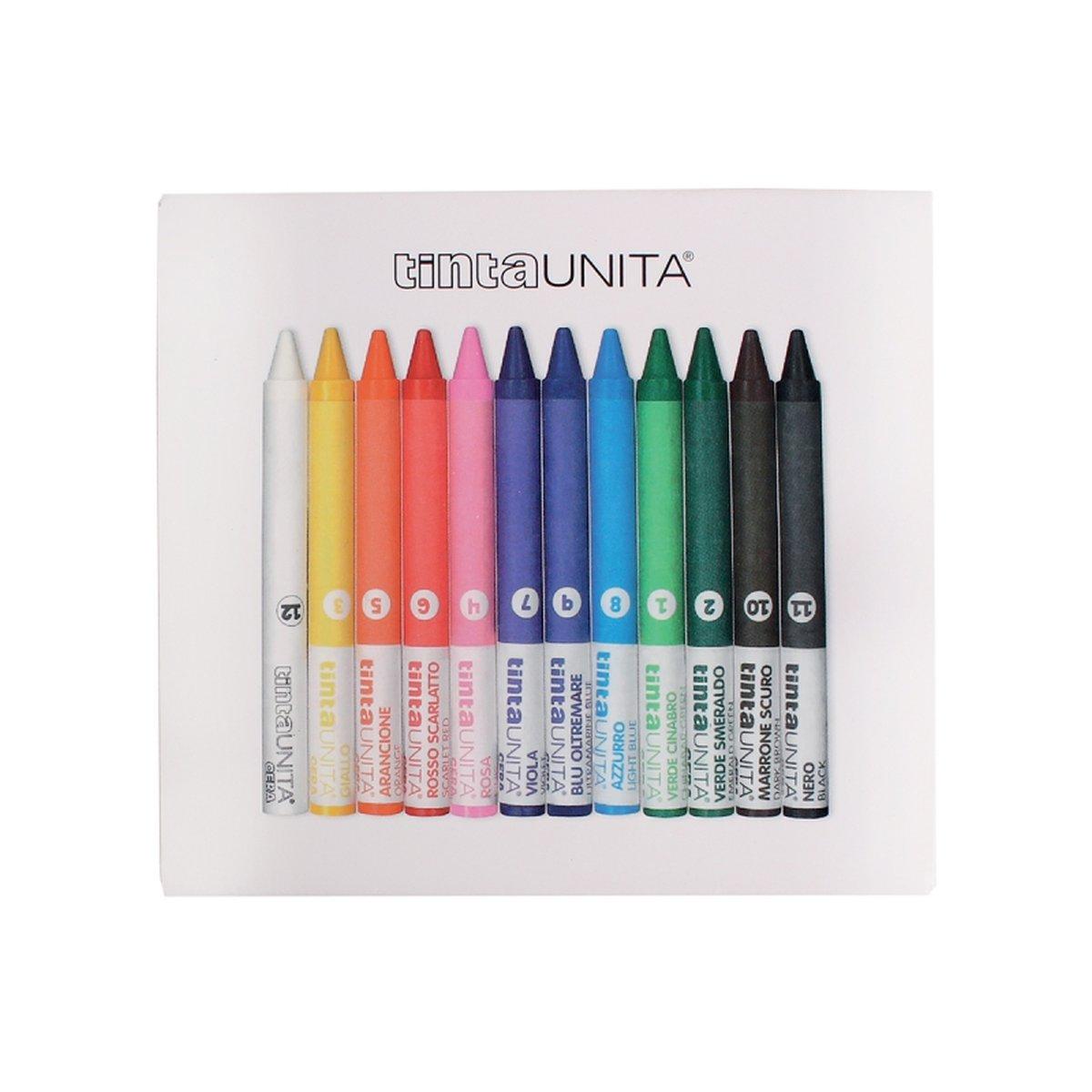 Tintaunita - pastelli a cera - confezione da 12 pz