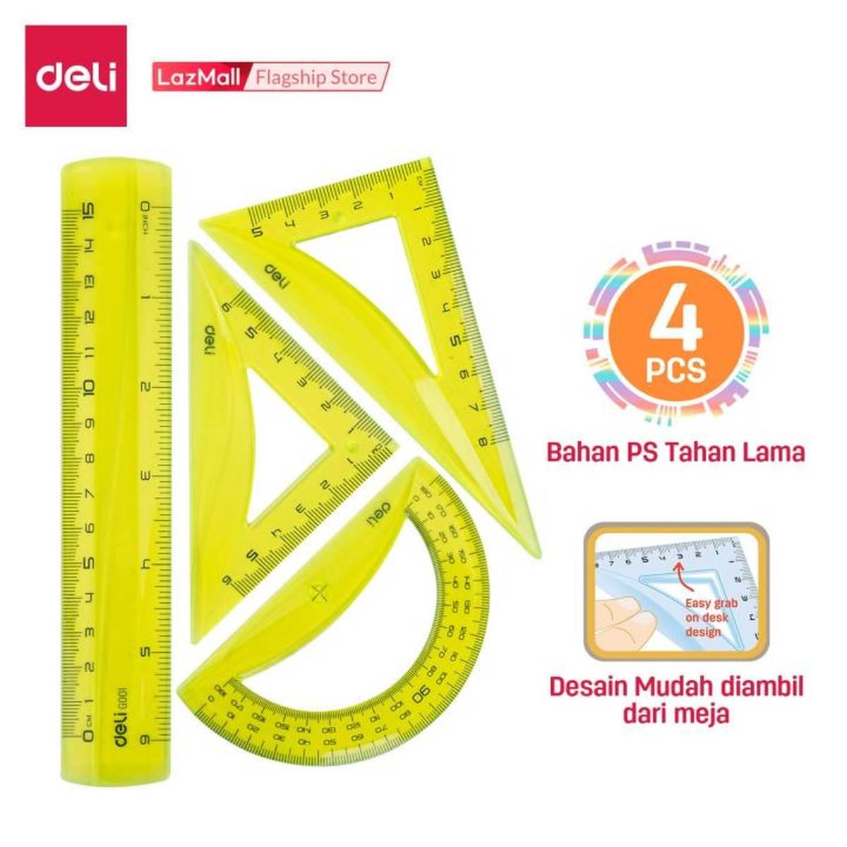 Deli - set da disegno 4 pezzi pioneer