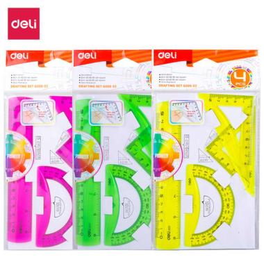 Deli - set da disegno 4 pezzi pioneer