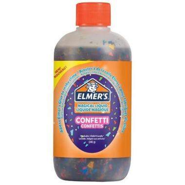 ELMER'S - MAGICAL LIQUID "CONFETTI" - FLACONE DA 259 ML (FINO A 4 SLIME)