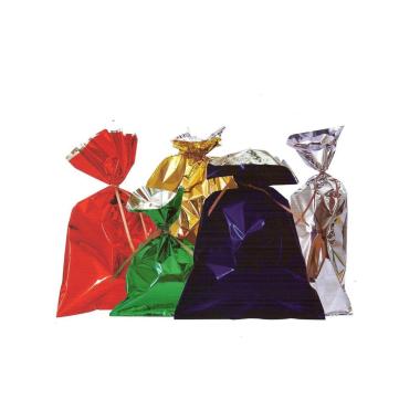 Star - sacchetti pp metallizzato solid metal mat - formato 60 x 80 cm - 35 micron