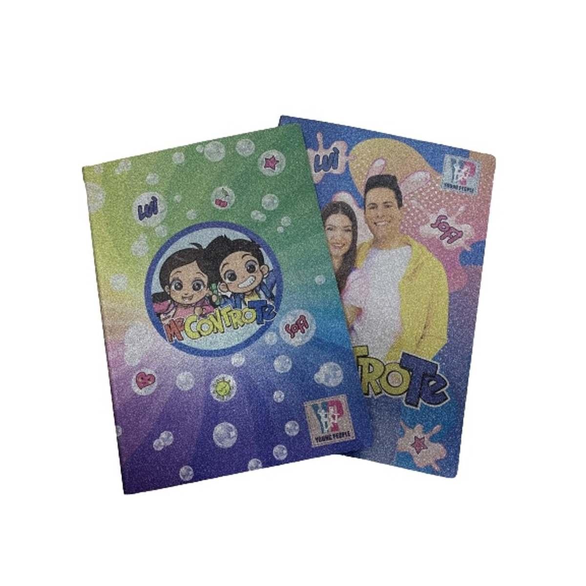 Me contro te limited edition squishy - maxi quaderno con copertina glitter - fogli 18 + 1 - carta 100 gr -