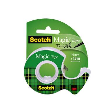 Scotch magic tape invisible - 19 mm x 15 mt