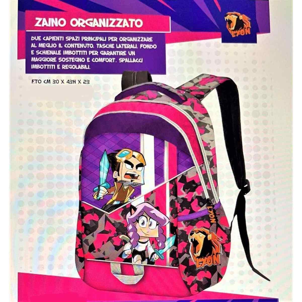 Zaino organizzato anna lyon gamer