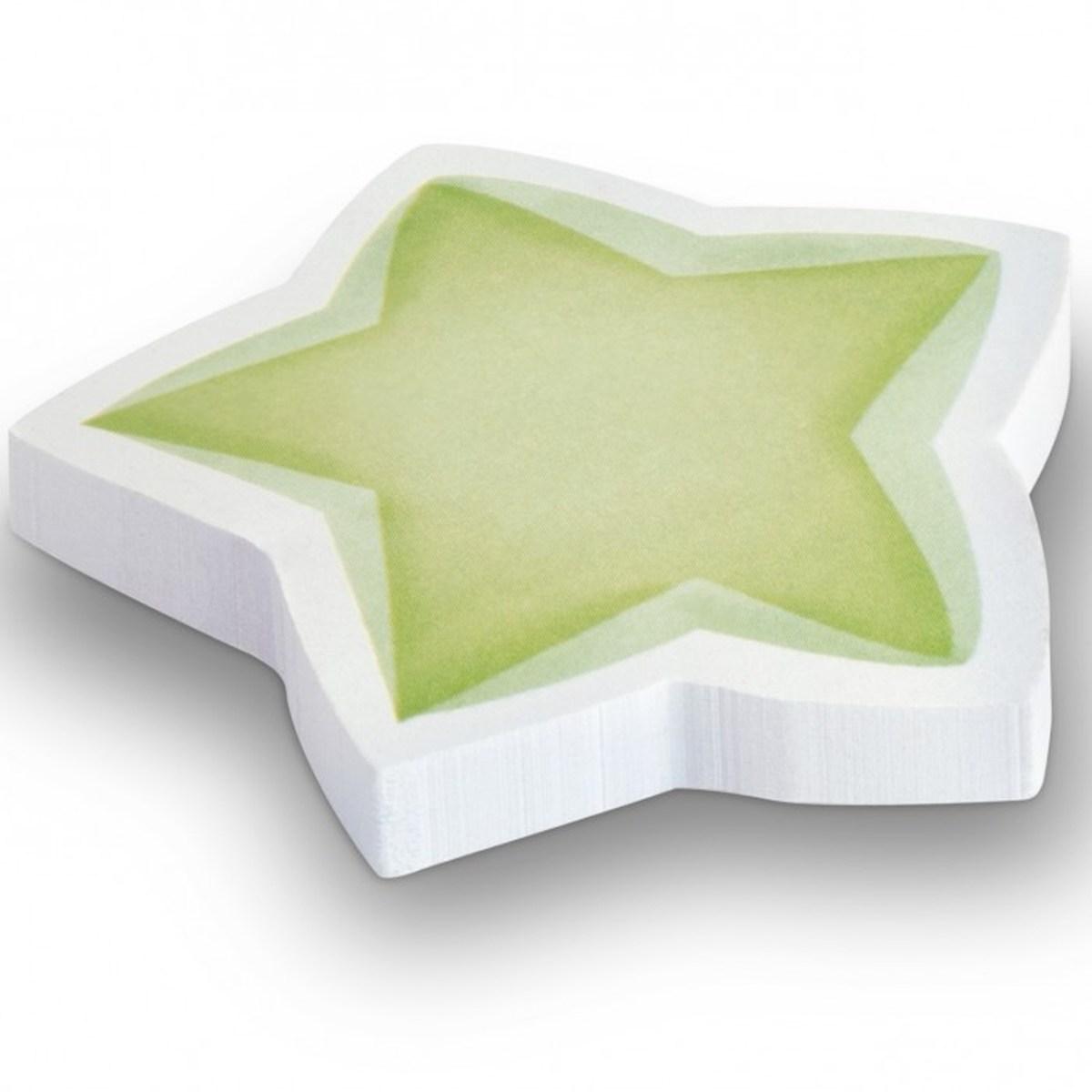 Niji - fogli adesivi riposizionabili - formato 45 x 45 mm - blocchetto da 50 fogli - 5 sagome