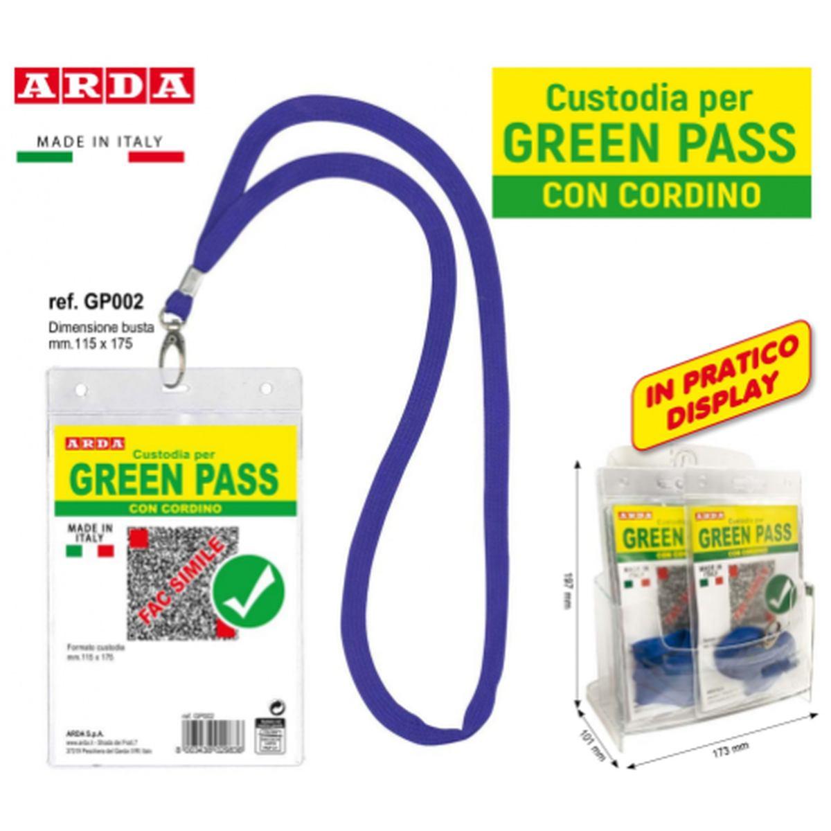 Arda - green pass holder