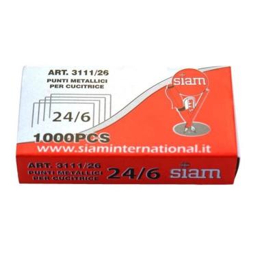 Siam punto metallico per cucitrice 24/6 (2-30 ff)