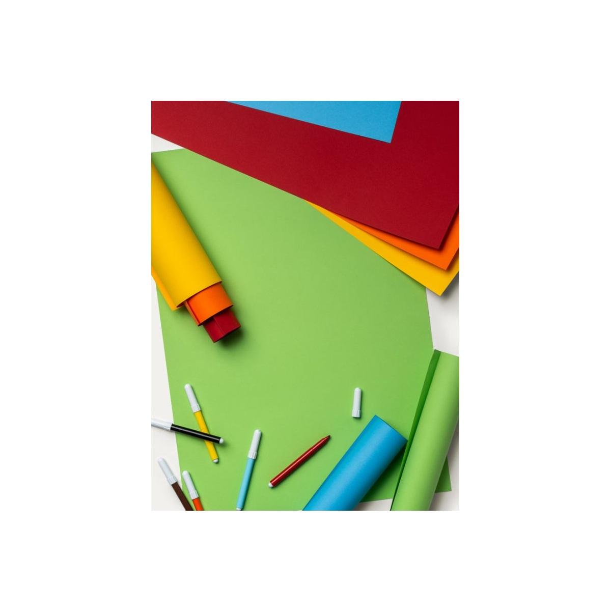 Favini - cartoncino prisma monoruvido colorato - 220 gr/mq - 50 x 70 cm