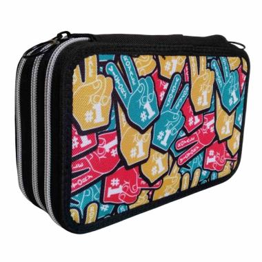 Astuccio 3 zip foam fingers fortnite