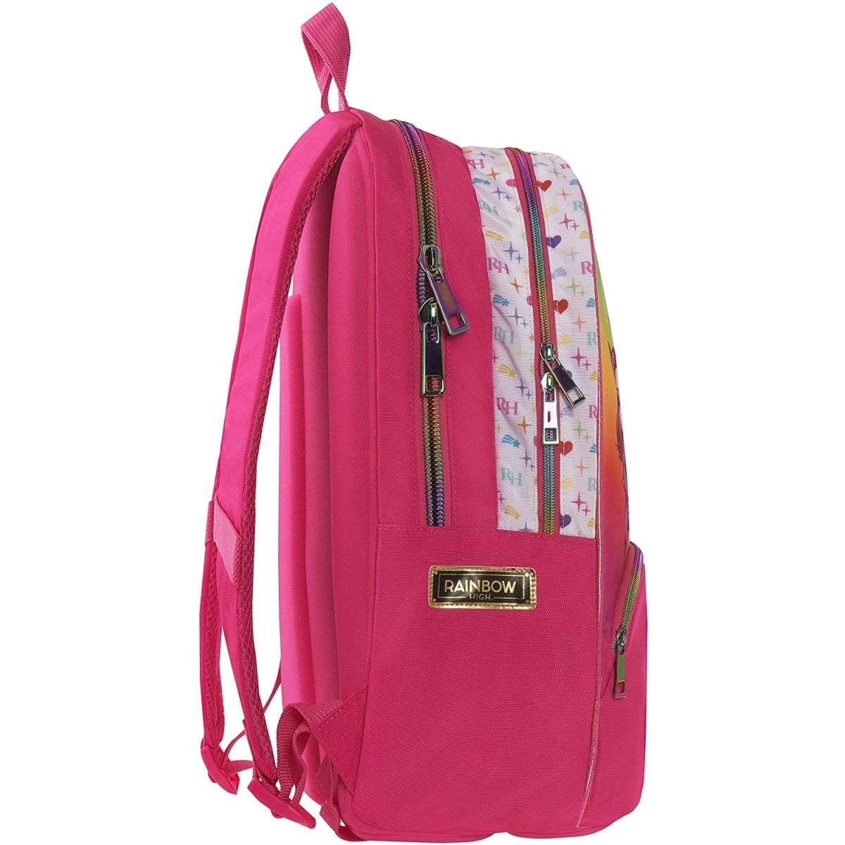 Zaino organizzato trolley staccabile new rainbow high