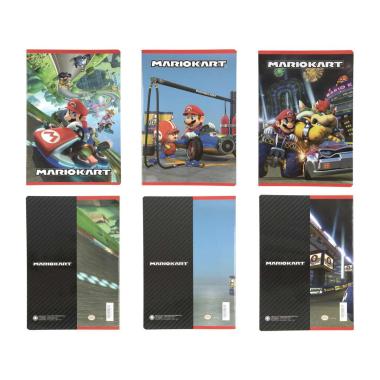 Maxi quaderno +30% mariokart - 96 pp - 100 gr