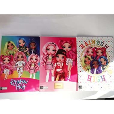 Maxi quaderno +30% rainbow high