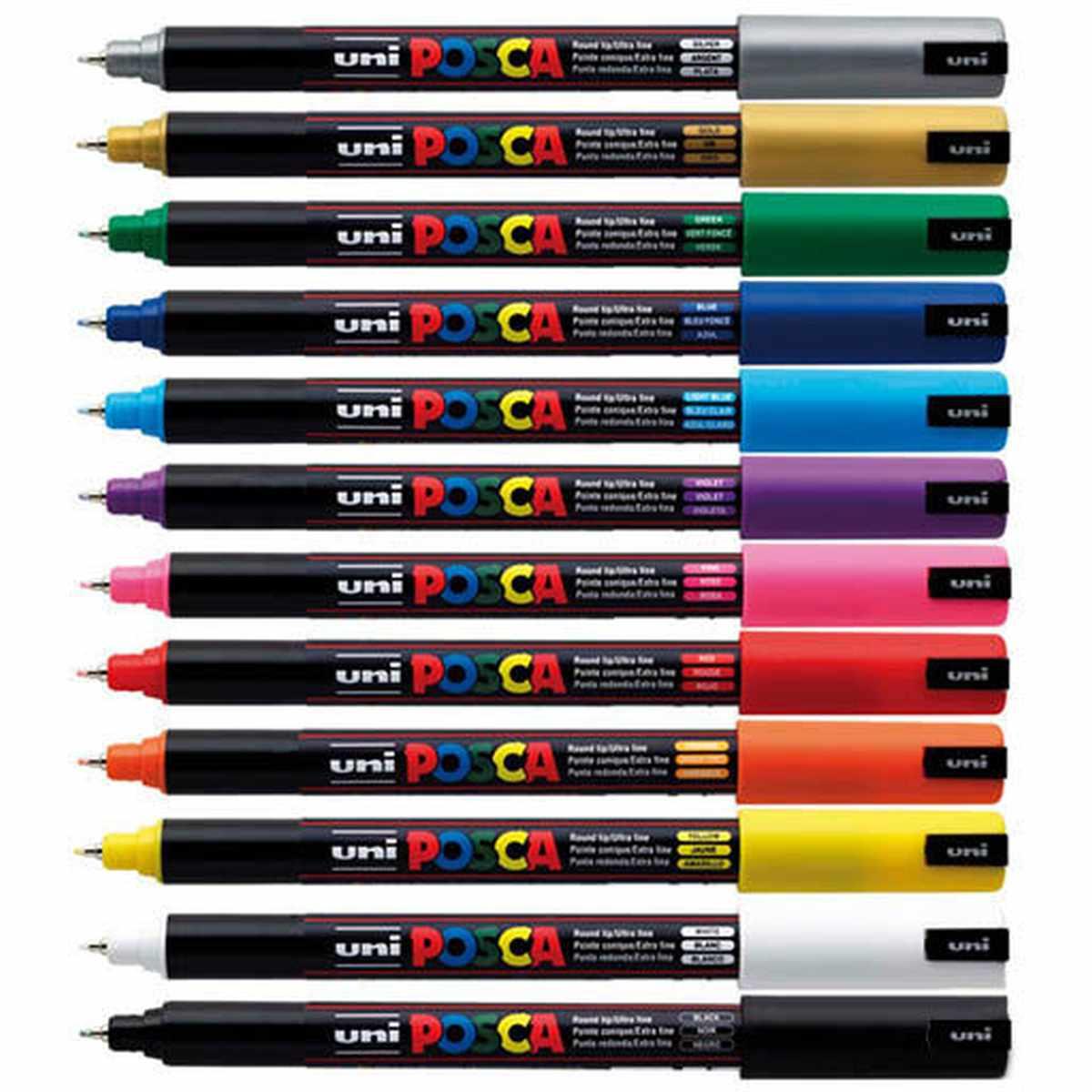 Posca - marker permanente punta extra fine 0,7 mm