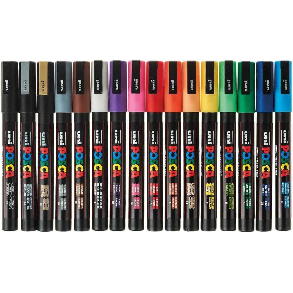 Posca - marker permanente punta fine 0,9-1,3 mm