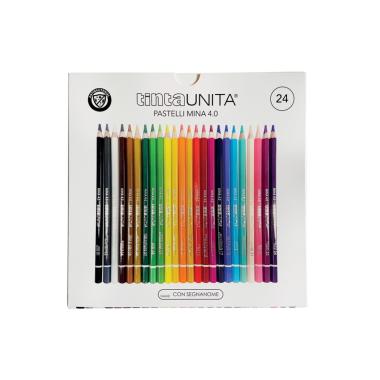 Tintaunita - pastelli colorati - mina Ø 4,0 mm - 24 pz
