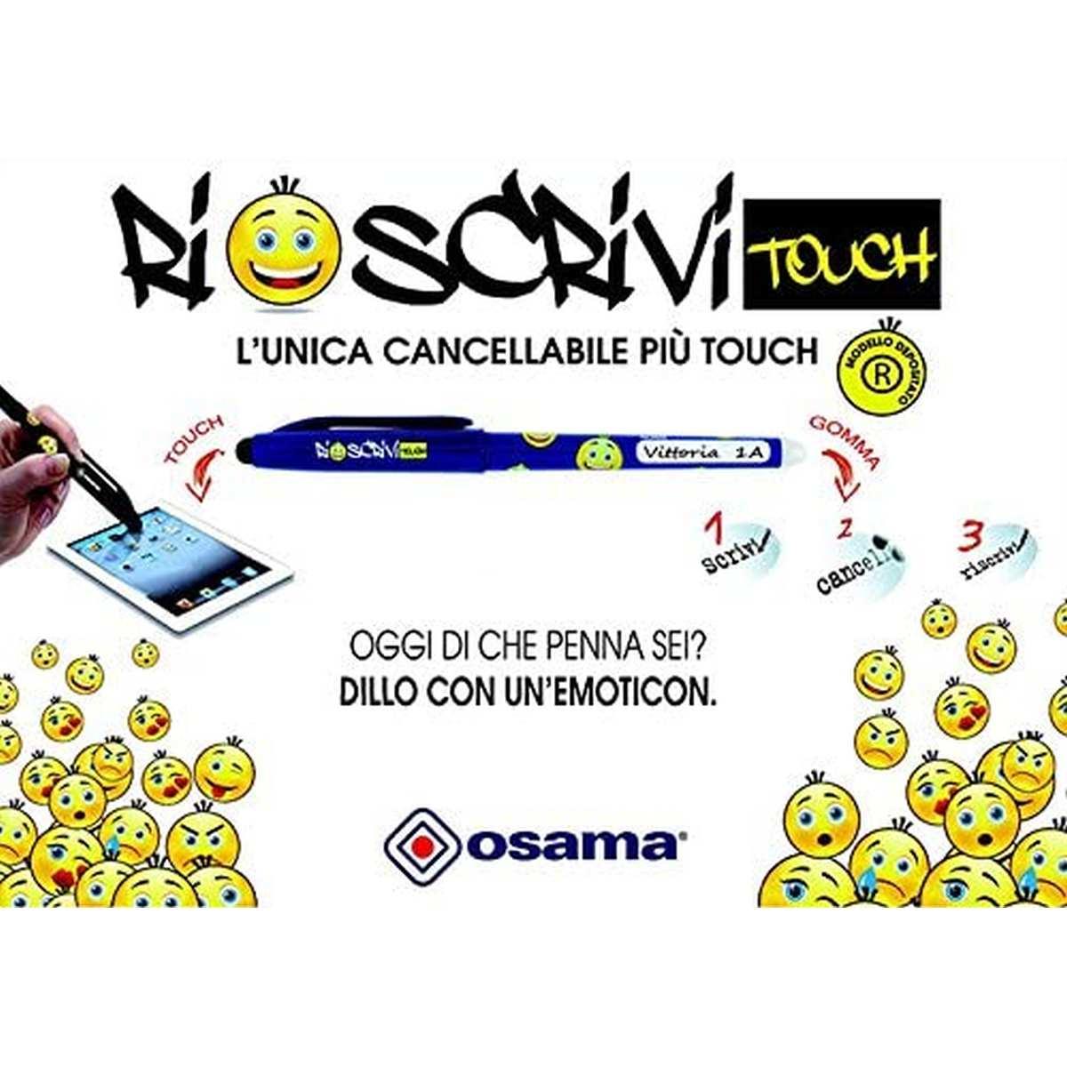 Osama - riscrivi touch - penna cancellabile 0,7 mm