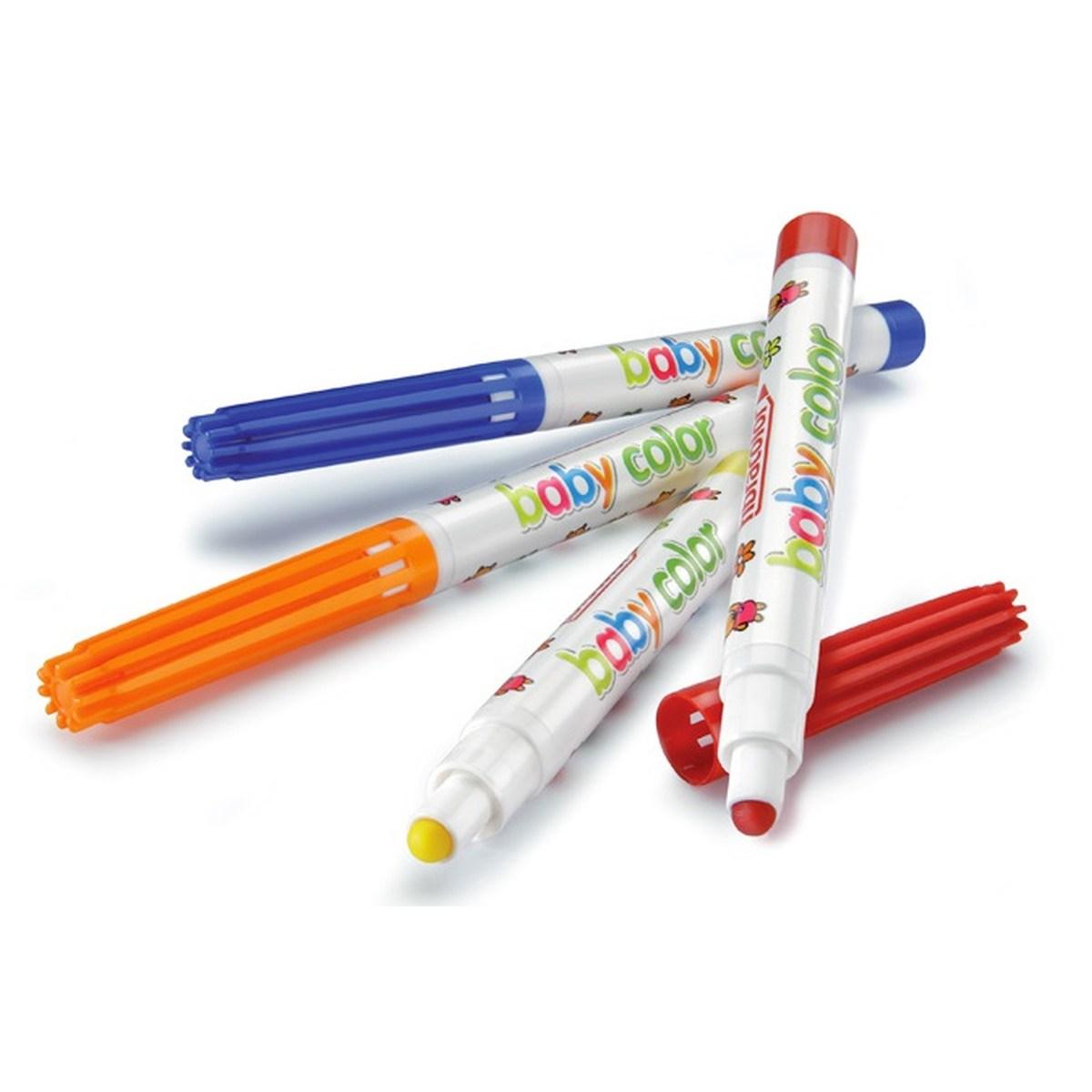 Fibracolor 10 pennarelli baby color