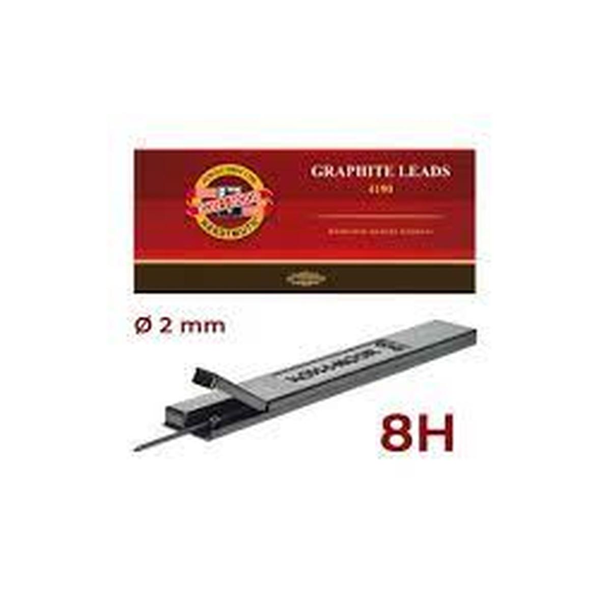 Koh i noor - graphite leads duo - astuccio con 2 mine da 12 cm * Ø 2 mm