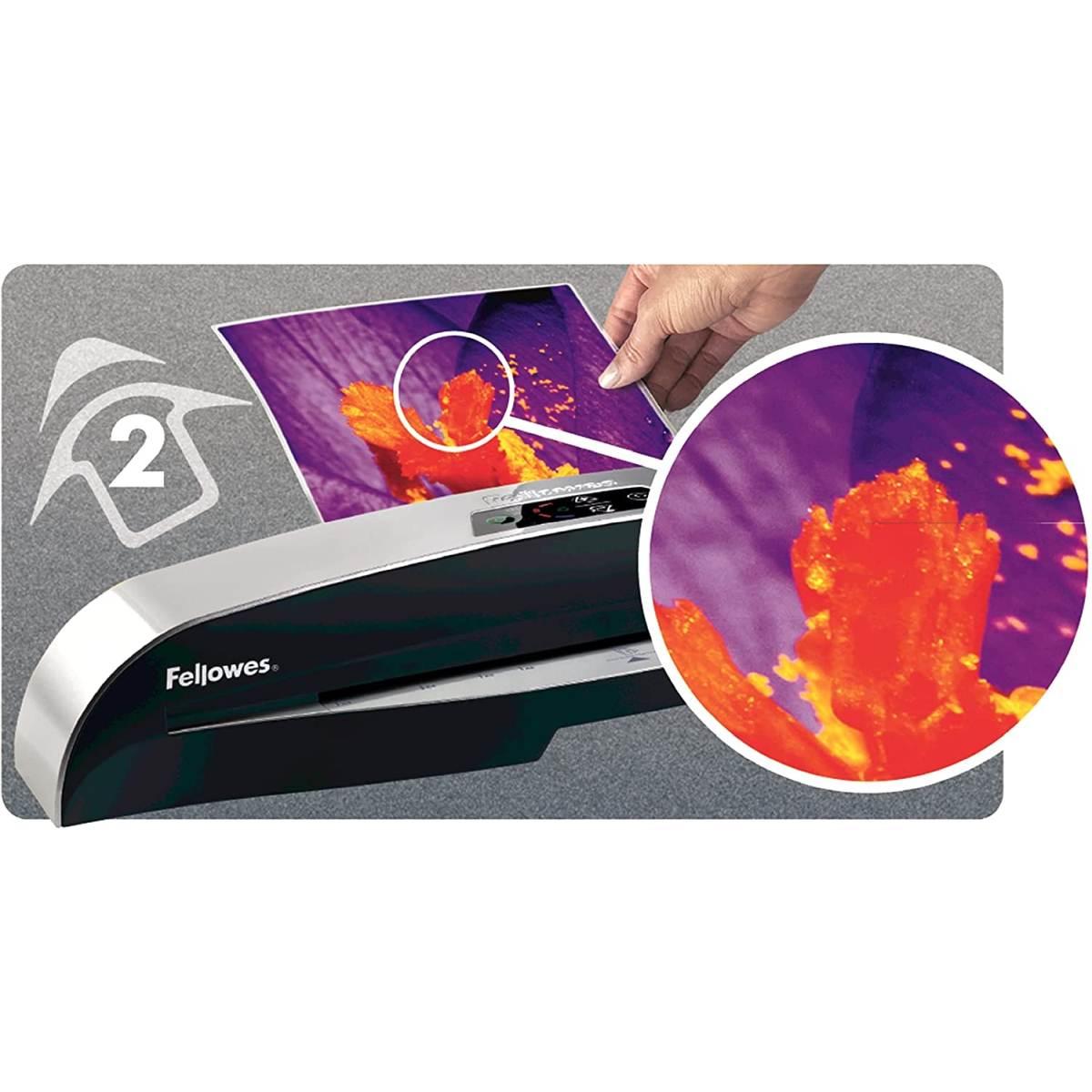 Fellowes - pouches di plastificazione per documenti, formato a3, 80 micron - confezione da 100 fogli