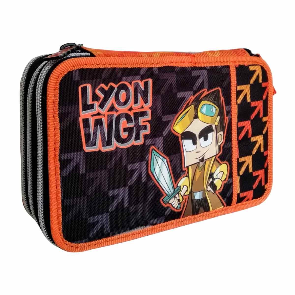 Astuccio corredo 3 zip lyon gamer