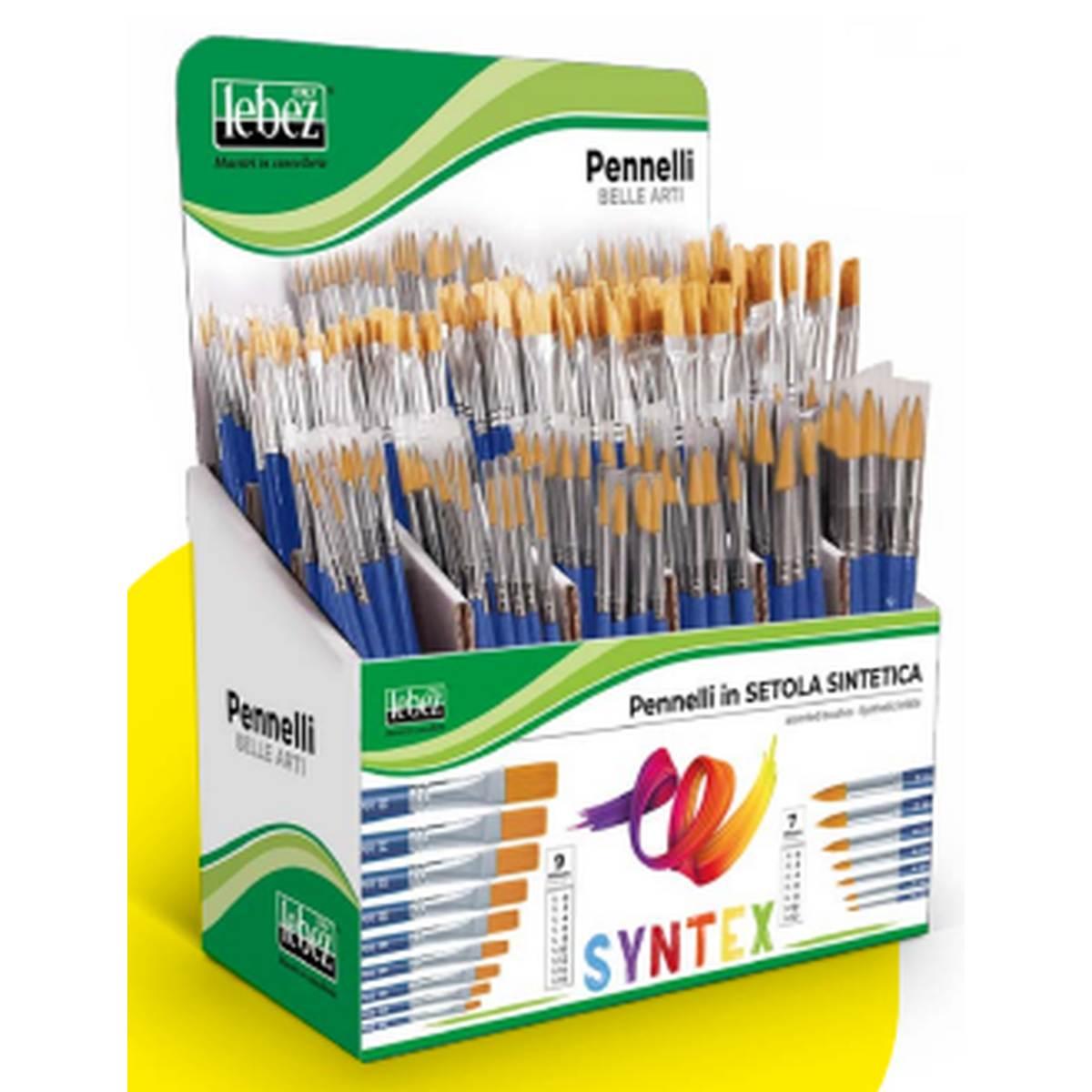 Lebez - syntex 6 - punta piatta - setola sintetica