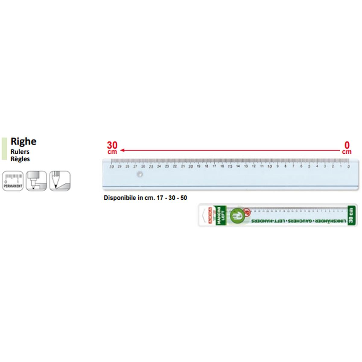 Arda - riga per mancini 50 cm
