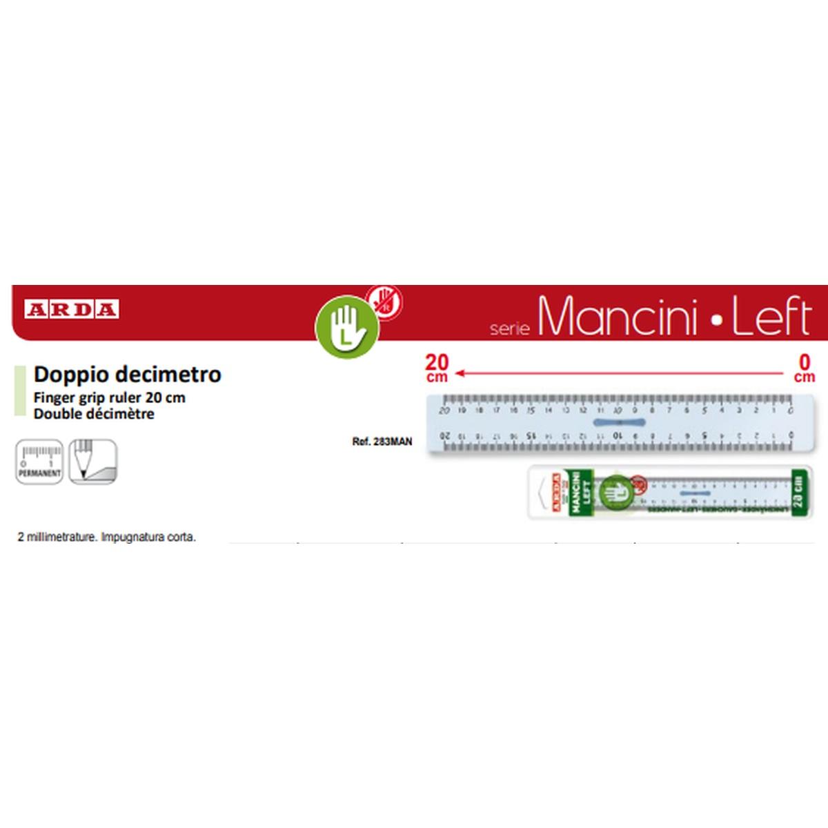 Arda - doppio decimetro - per mancini