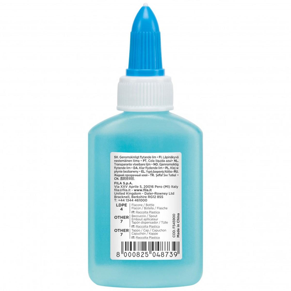 Giotto blue glue - colla trasparente - flacone da 40 gr