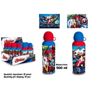 Borraccia alluminio 500 ml - avengers