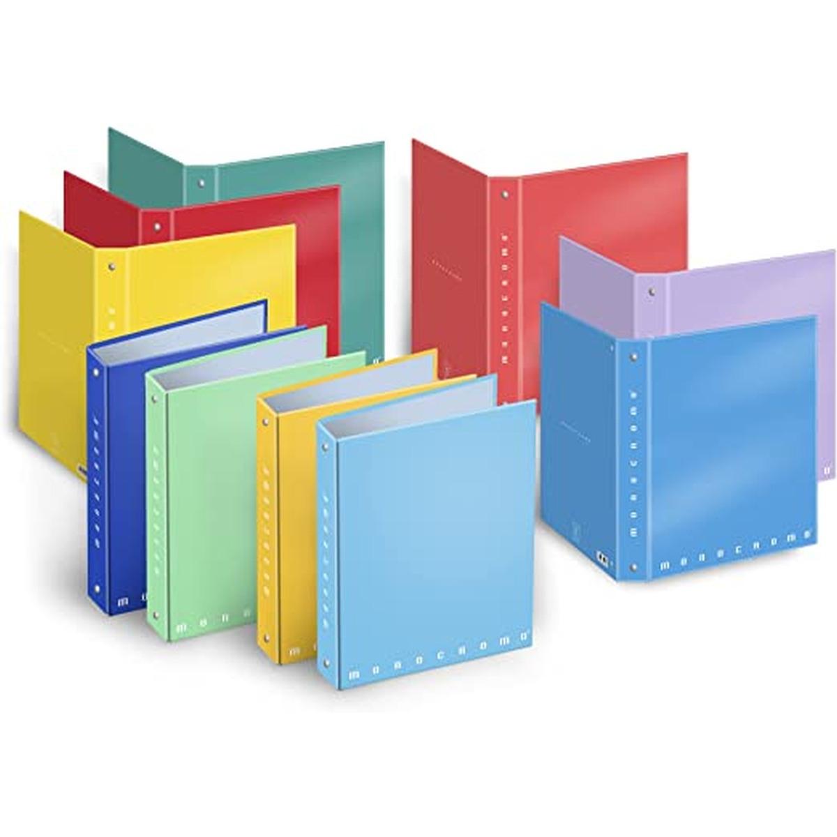 Pigna: monocromo cartella 4 anelli a4 (27 x 32 cm)