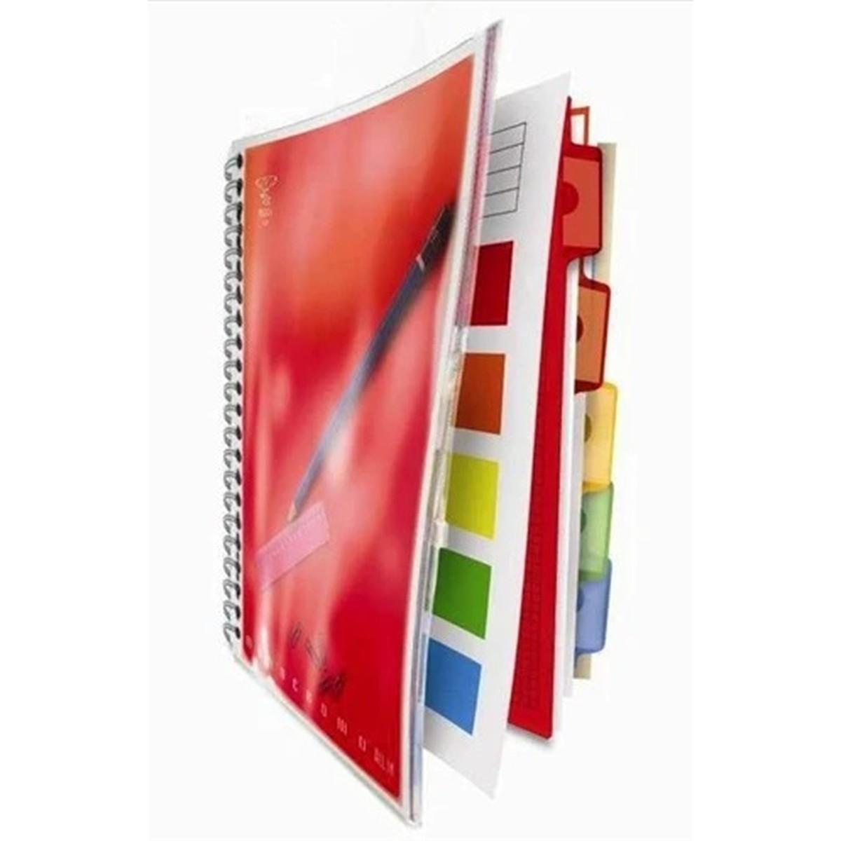 Pigna - blocco spiralato maxi skip monocromo all in - copertina in ppl con zip - 120 fg - 80 gr