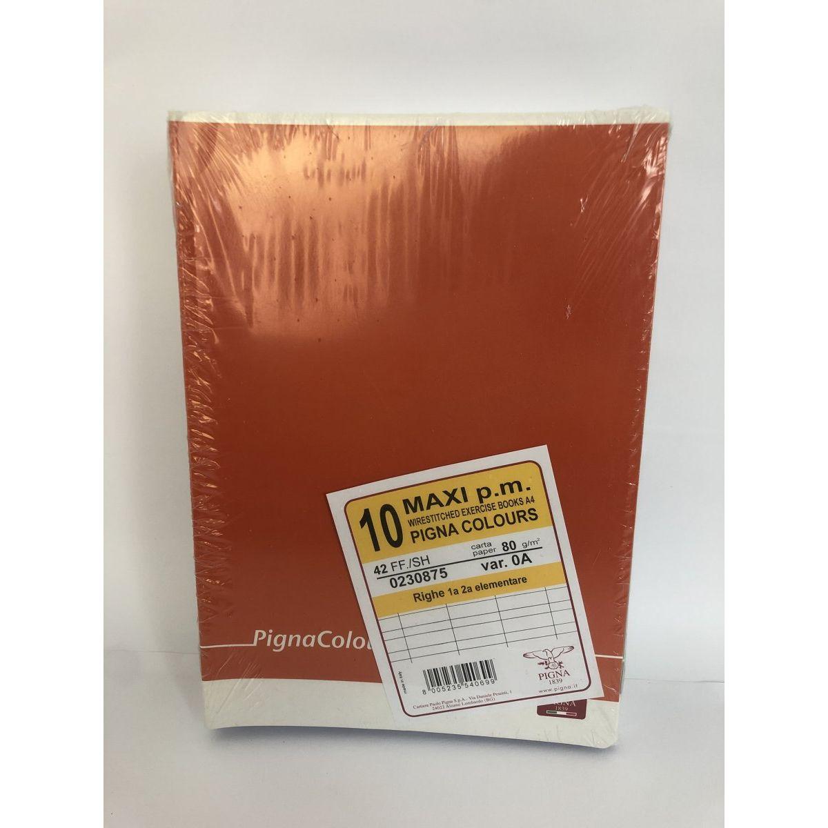 Pigna - quaderni colours p.m. - 40 + 2 fogli - 80 gr/m2