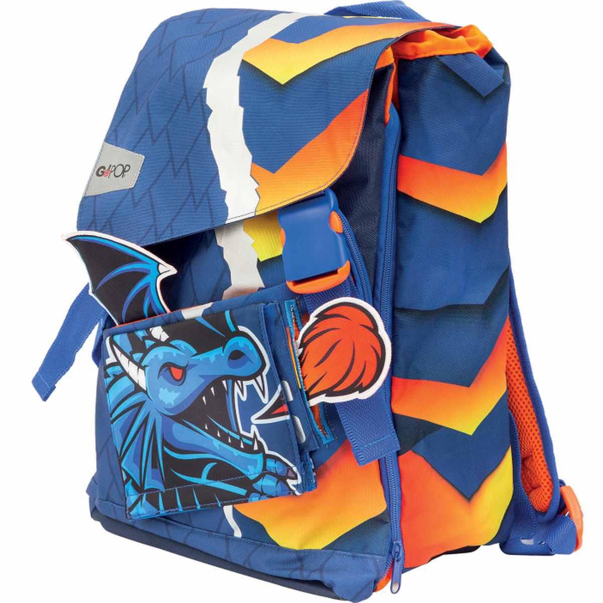 Go-pop - zaino scuola sdoppiabile dragon