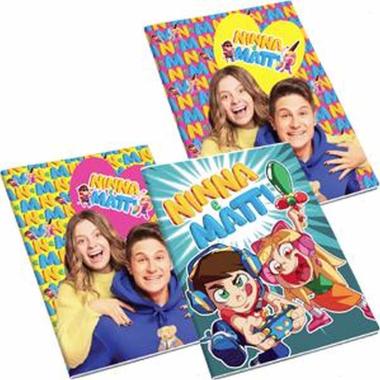 Ninna e matti - maxi quaderno a4 - 25 + 1 fogli - 100 gr/m2