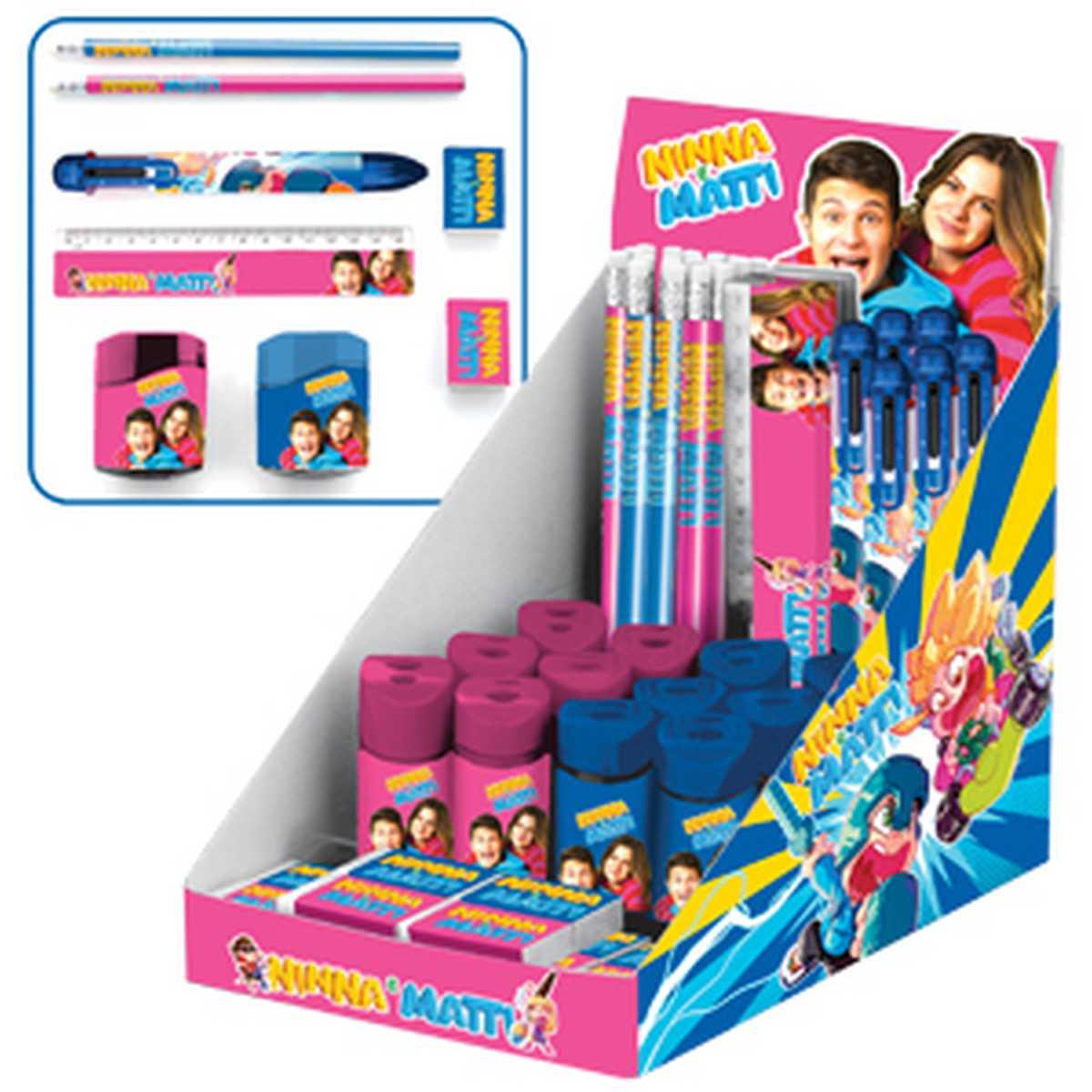 Ninna e matti - stationery kit - gomma bianca