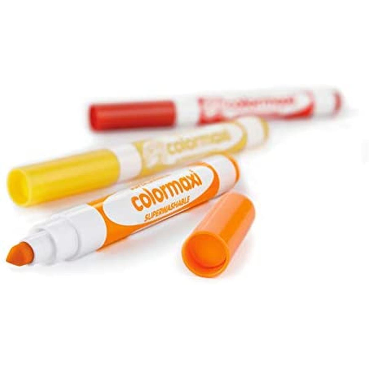 Fibracolor colormaxi - pennarelli punta grossa - confezione da 24 pz