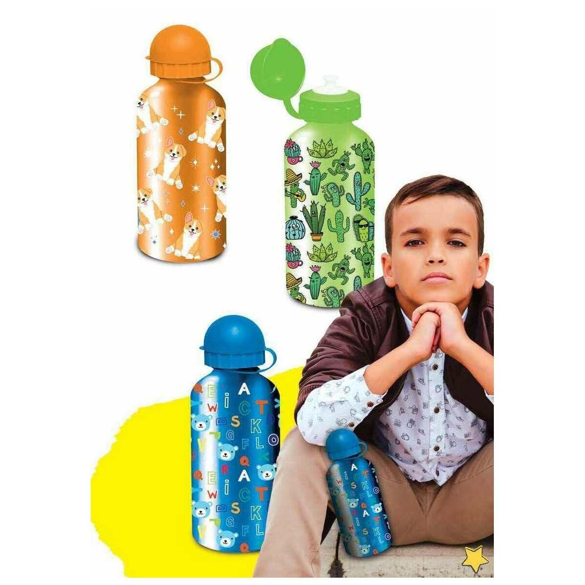 Young people kids - borraccia in alluminio 450 ml - colori assortiti