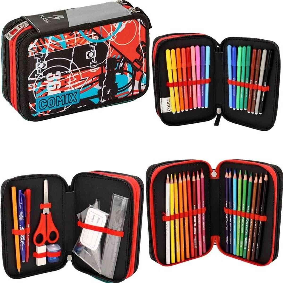 Comix flash - astuccio 3 zip con corredo