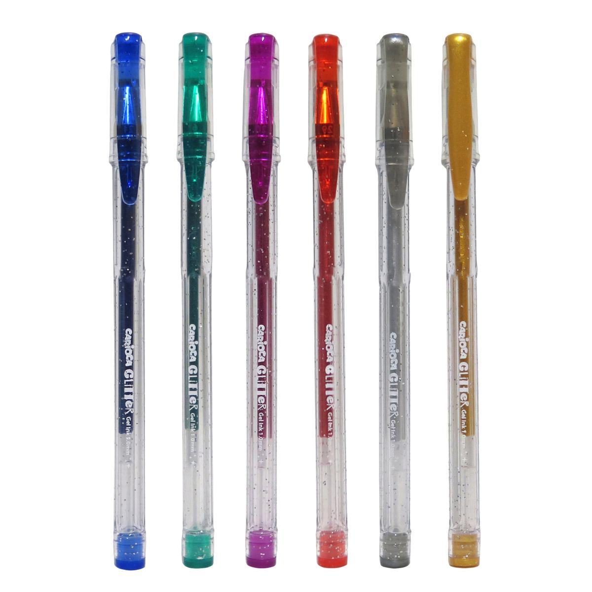 Carioca - glitter gel pens - punta 1,0 mm